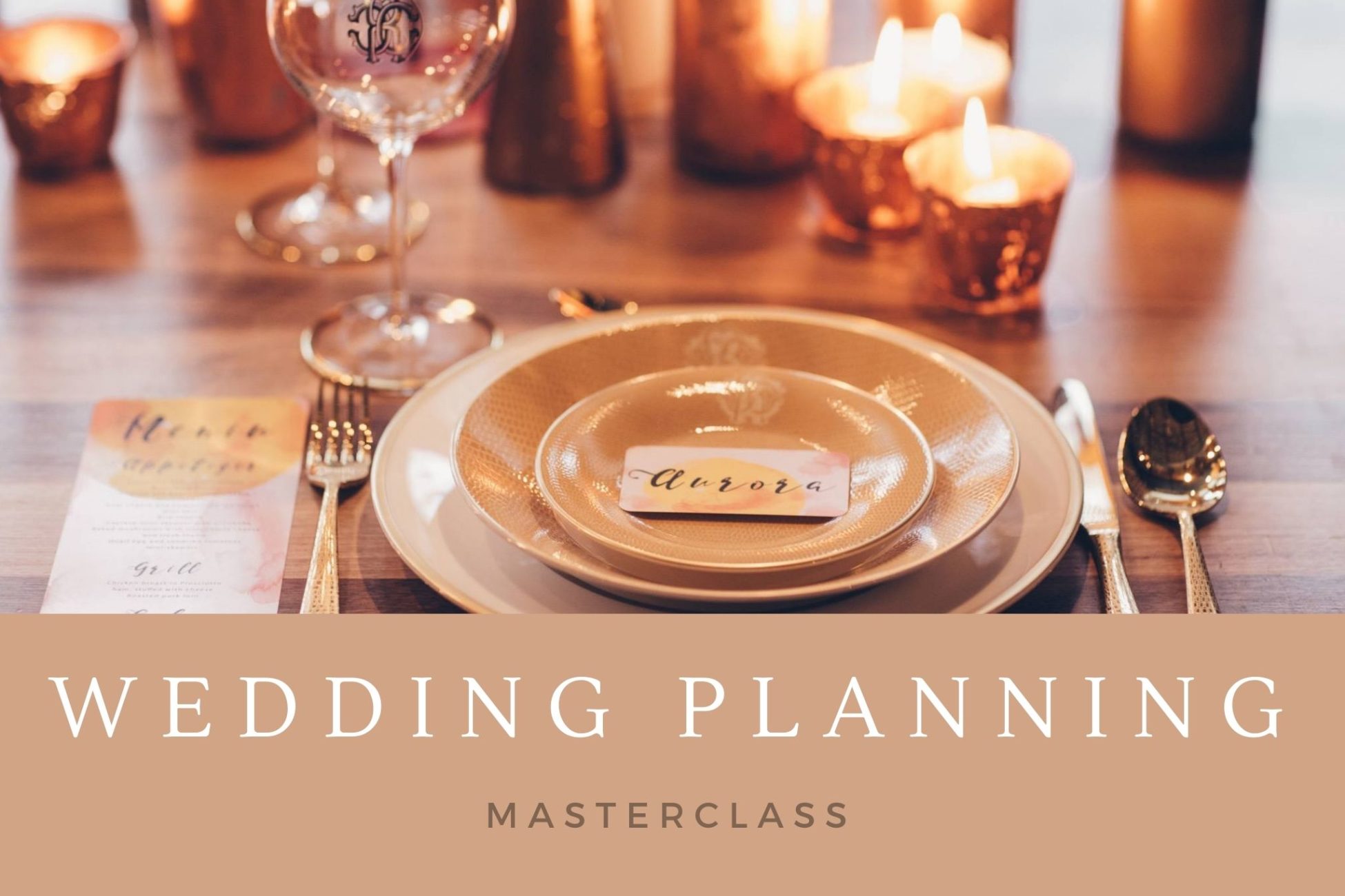 masterclass wedding planning